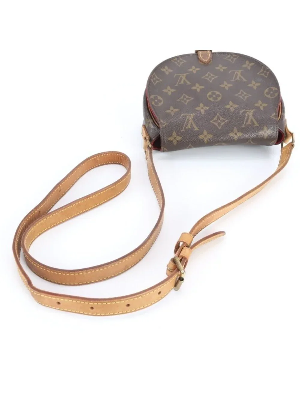 Louis Vuitton Monogram Tambourine Leather Shoulder Bag Crossbody